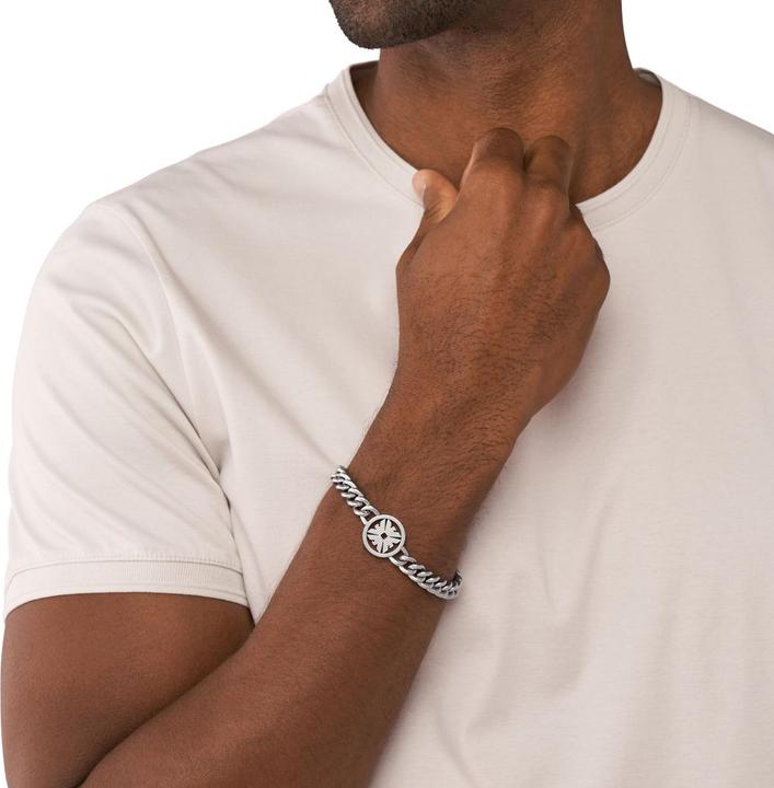 Immagine prodotto Emporio Armani Bracciale con logo dell'aquila (19.50 cm, Acciaio inossidabile)