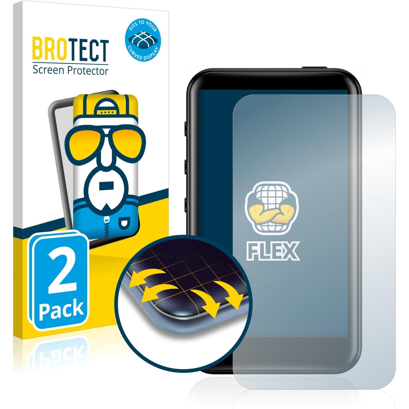 BROTECT Full-Cover Displayschutz, MP3 + Media-Player Zubehör