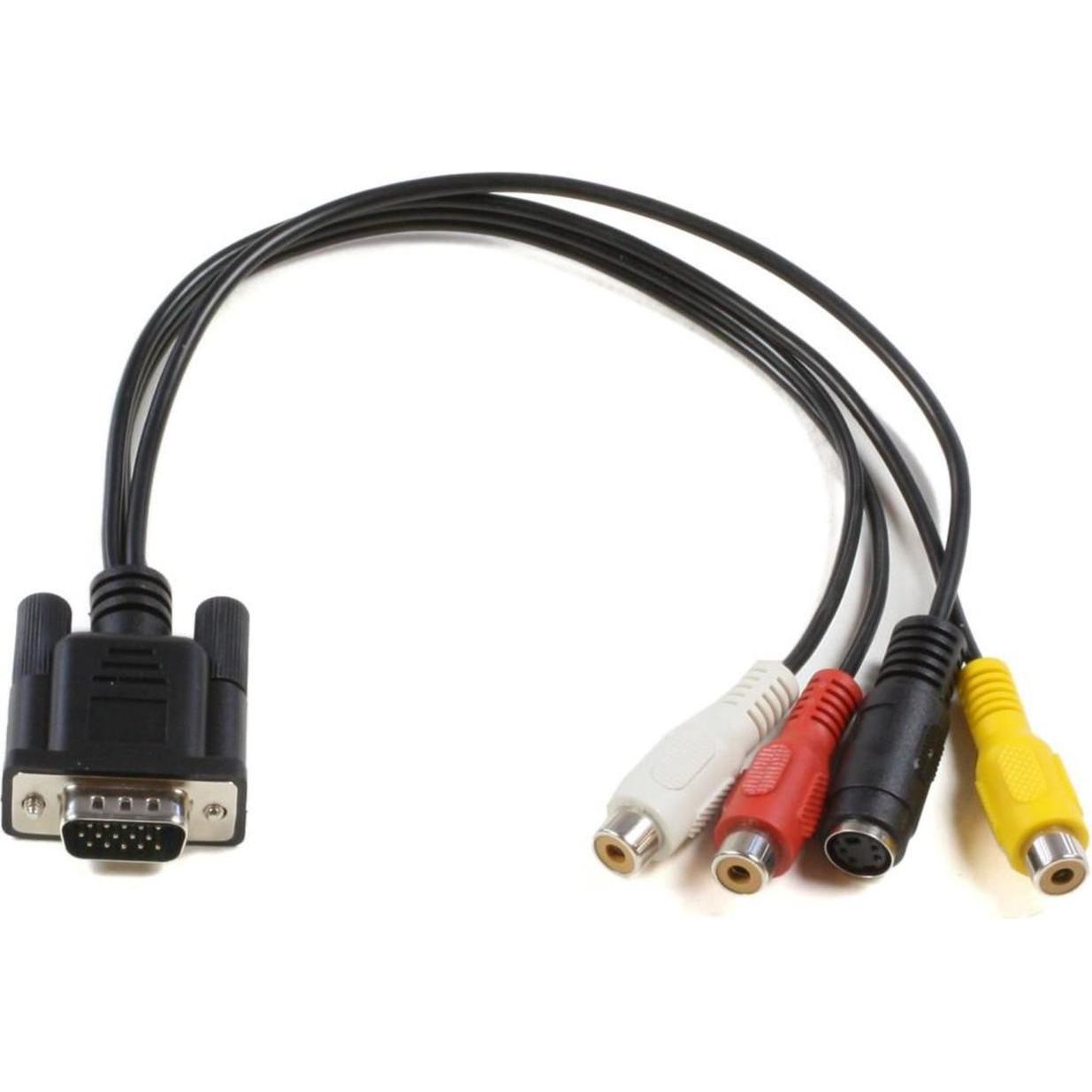 MicroConnect VGA – S-Video / Verbundkabel (0.30 m, VGA), Video Kabel