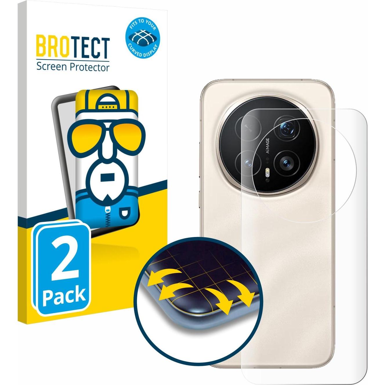 BROTECT Full-Screen Pellicola (2 pz., Honor Magic 8 Pro), Pellicola protettiva smartphone, Trasparente