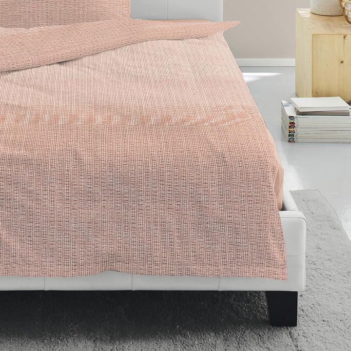 Image du produit Irisette Shadow, linge de lit en seersucker uni (Set de linge de lit, 155x220 cm + 80x80 cm)