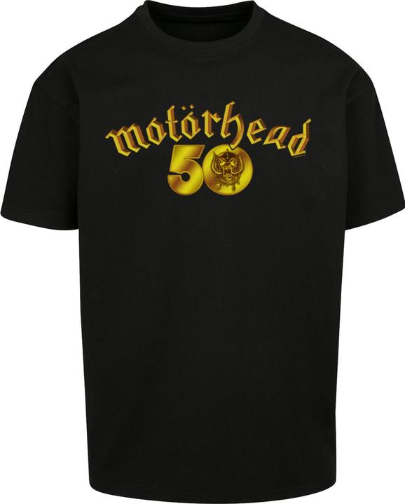 Produktbild Merchcode Motorhead - 50th Anniversary Gold Logo Heavy Oversize Tee - 193719 (3XL)