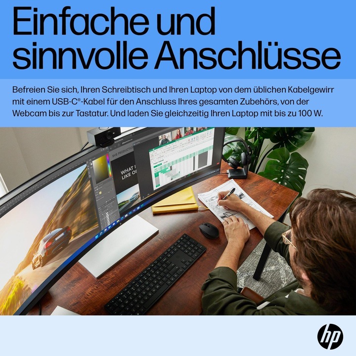 Actual product image HP E45c G5 (5120 x 1440 pixels, 44.50")