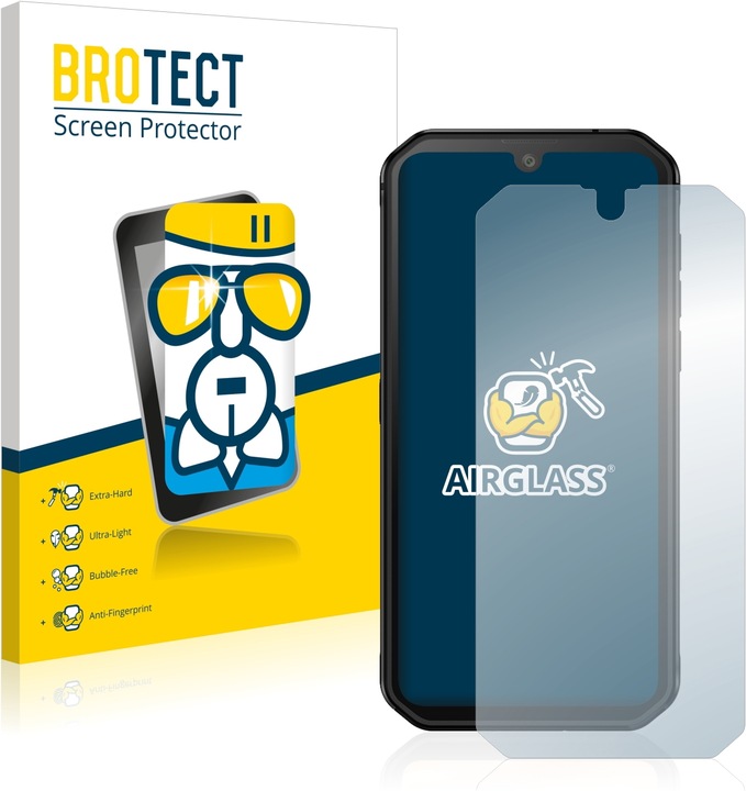 Actual product image BROTECT AirGlass Glass (1 Piece, Blackview BV9900E)