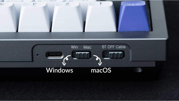 Image du produit Keychron Q2 Pro (US, Filaire, Sans fil)
