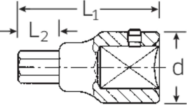 Actual product image Stahlwille Hexagon socket wrench (19 mm)
