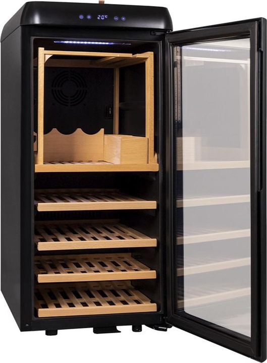 Produktbild Kibernetik Weinkühlschrank 42 Flaschen mit Zigarrenfach 1 Zone