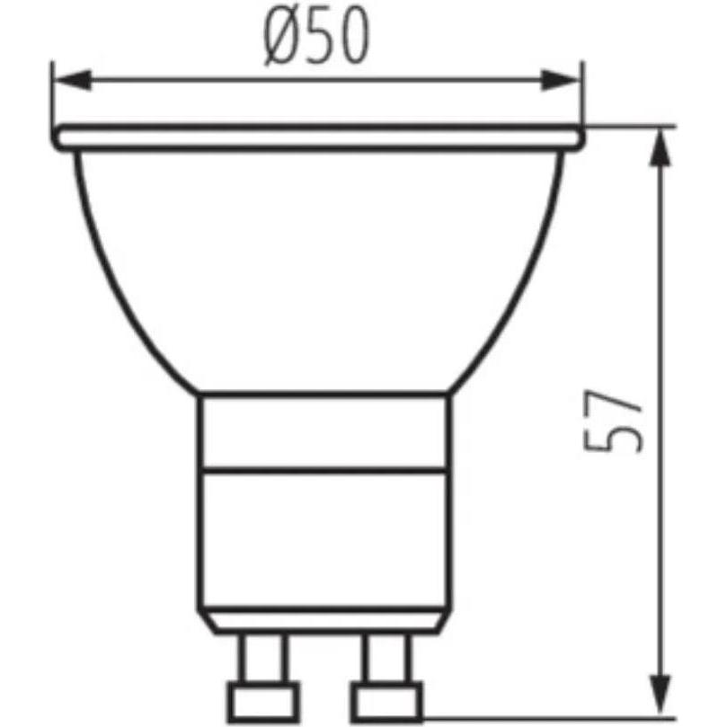 Thumbnail - Kanlux, Leuchtmittel, LED-Leuchtmittel IQ-LEDDIM GU10 7W-CW 35248 (GU10, 7 W, 575 lm, 1 x, G)