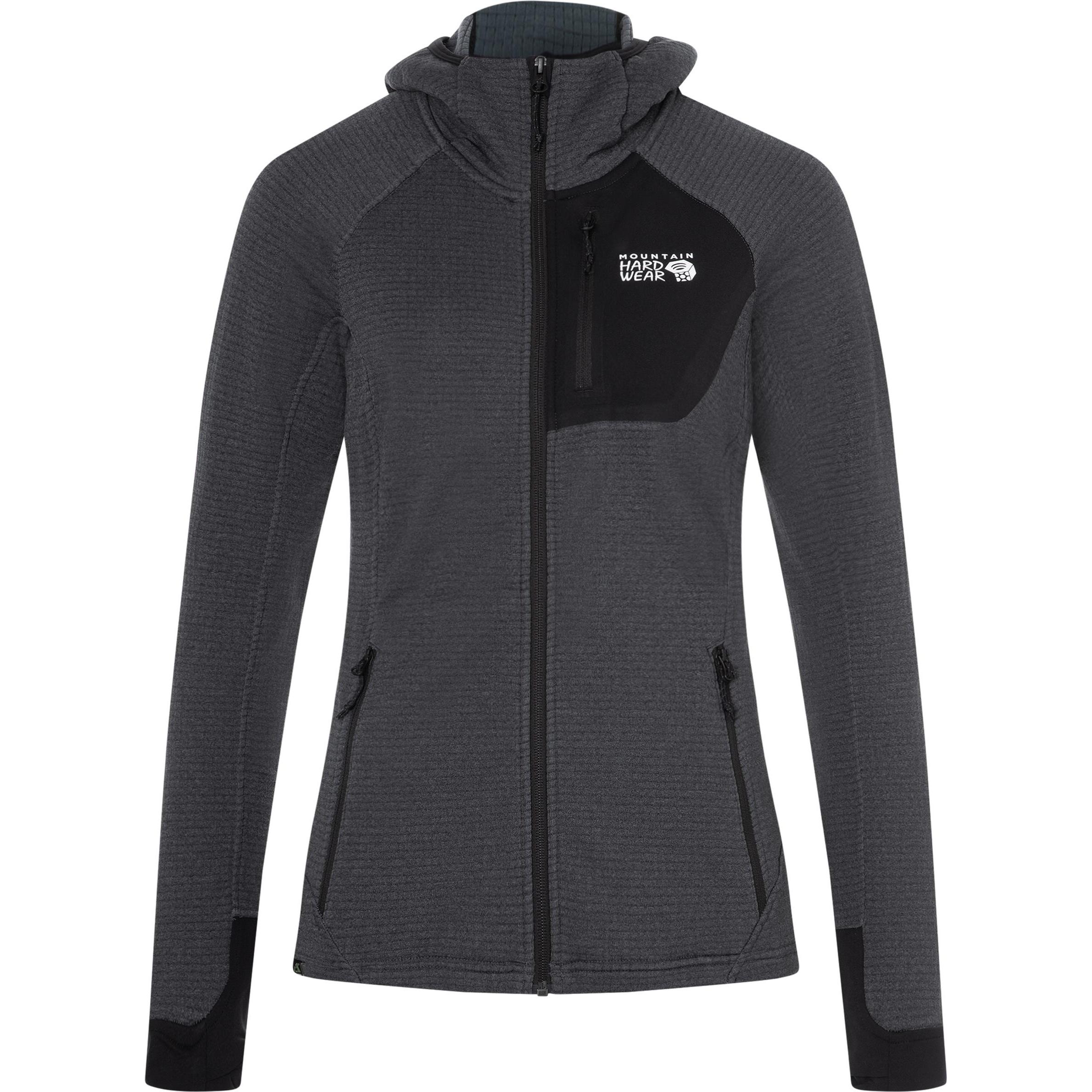 Mountain Hardwear, Damen, Jacke, W Polartec Power Grid Full Zip Hoody (M), Blau, M