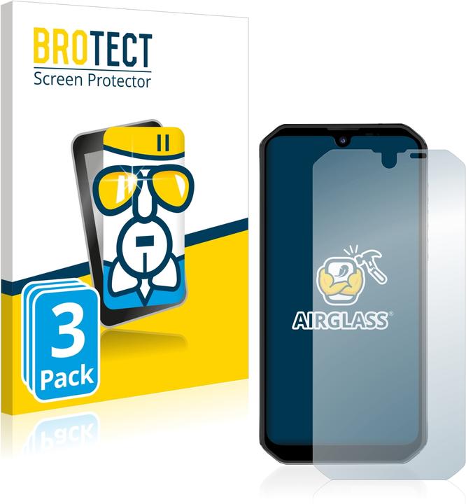 Actual product image BROTECT AirGlass Premium (3 pcs., Blackview BV9900 Pro)