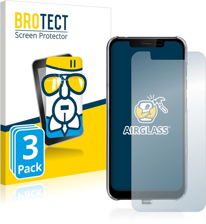 Produktbild BROTECT AirGlass Panzerglasfolie (3 Stück, Gigaset GS195 LS)