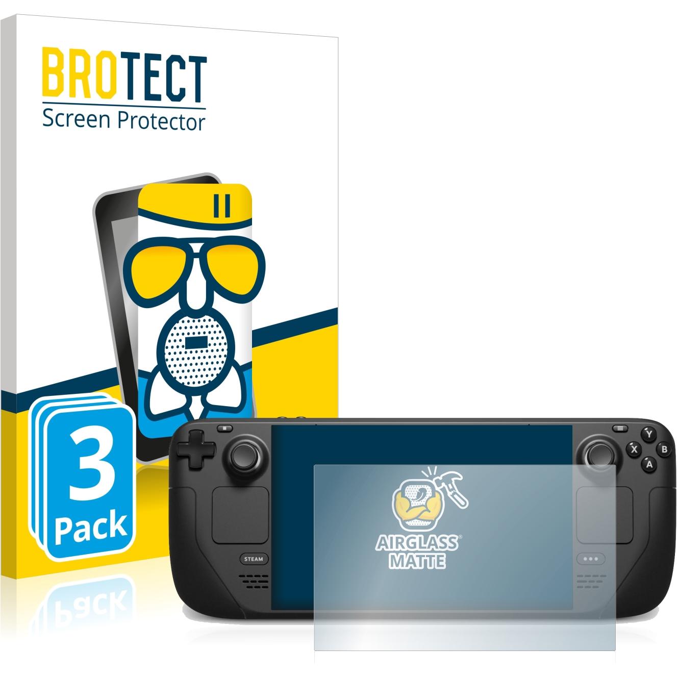 BROTECT AirGlass Panzerglasfolie Matt, Weiteres Gaming Zubehör, Grau