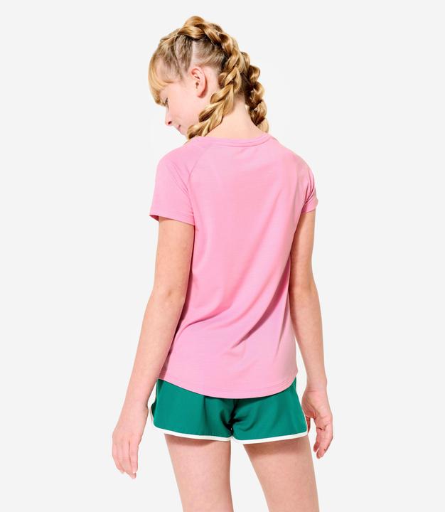 Actual product image Decathlon T-Shirt Kinder Mädchen atmungsaktiv - rosa