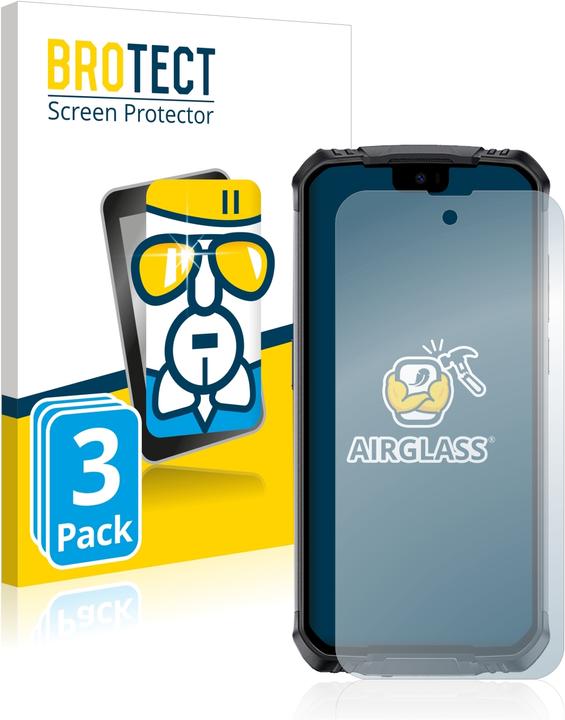 Actual product image BROTECT AirGlass Glass (3 pcs., Doogee S5 Pro)