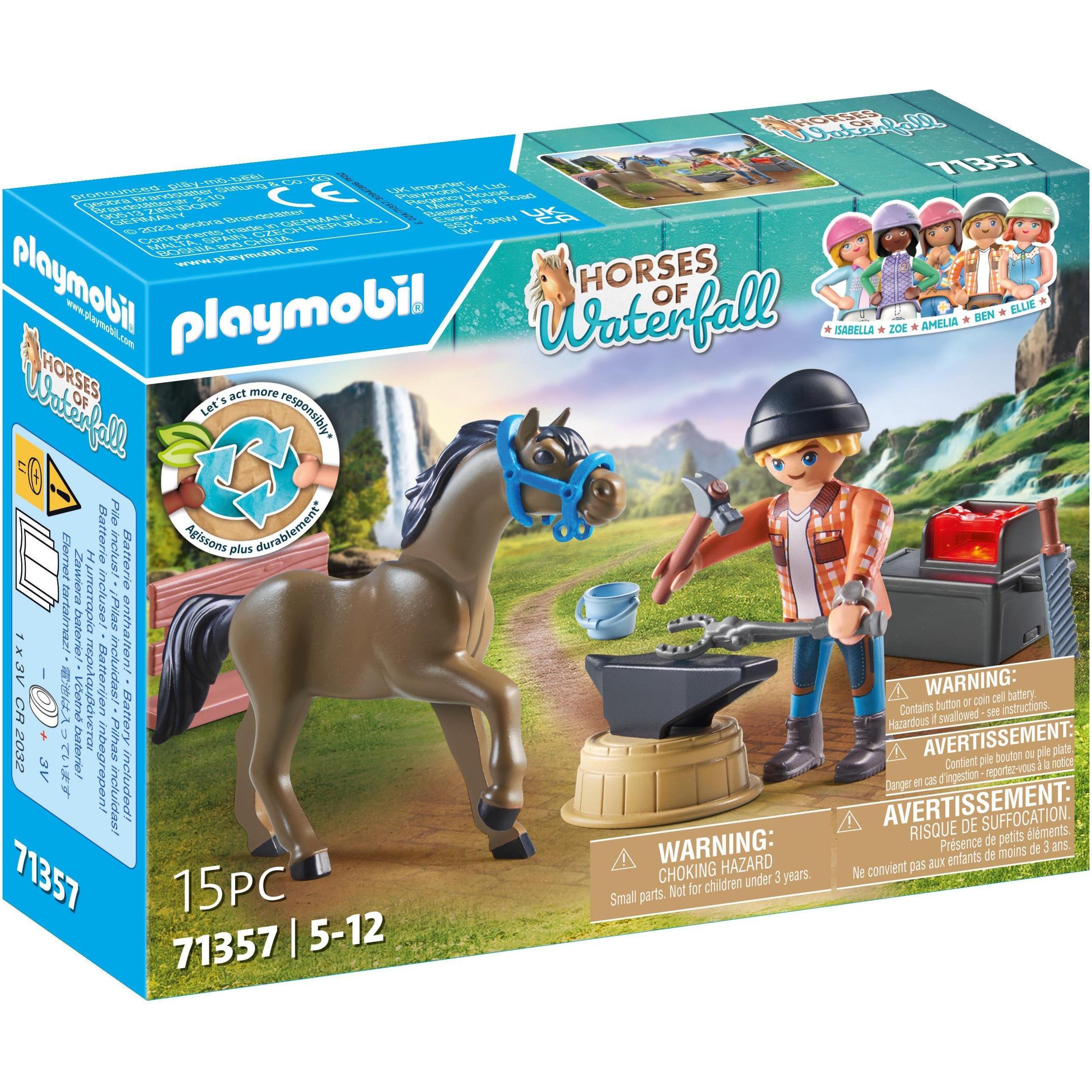 Playmobil Hufschmied Ben & Achilles (71357, Playmobil Horses of Waterfall)
