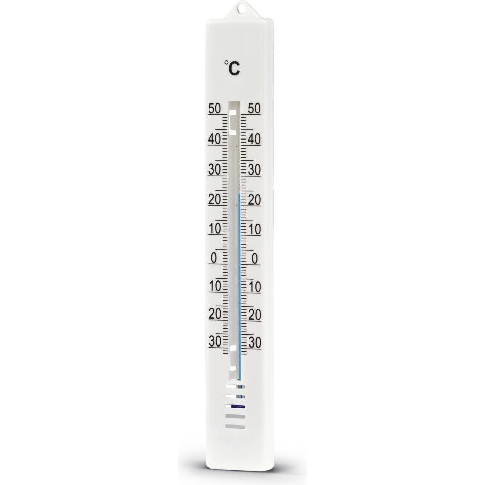 Thumbnail - Hama Innen-/Aussenthermometer, 18 cm, analog, Thermometer + Hygrometer, Weiss