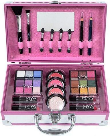 MYA Cosmetics Mya Travel Bon Voyage White/Pink Maletin 24 Sombras (Körperlotion)