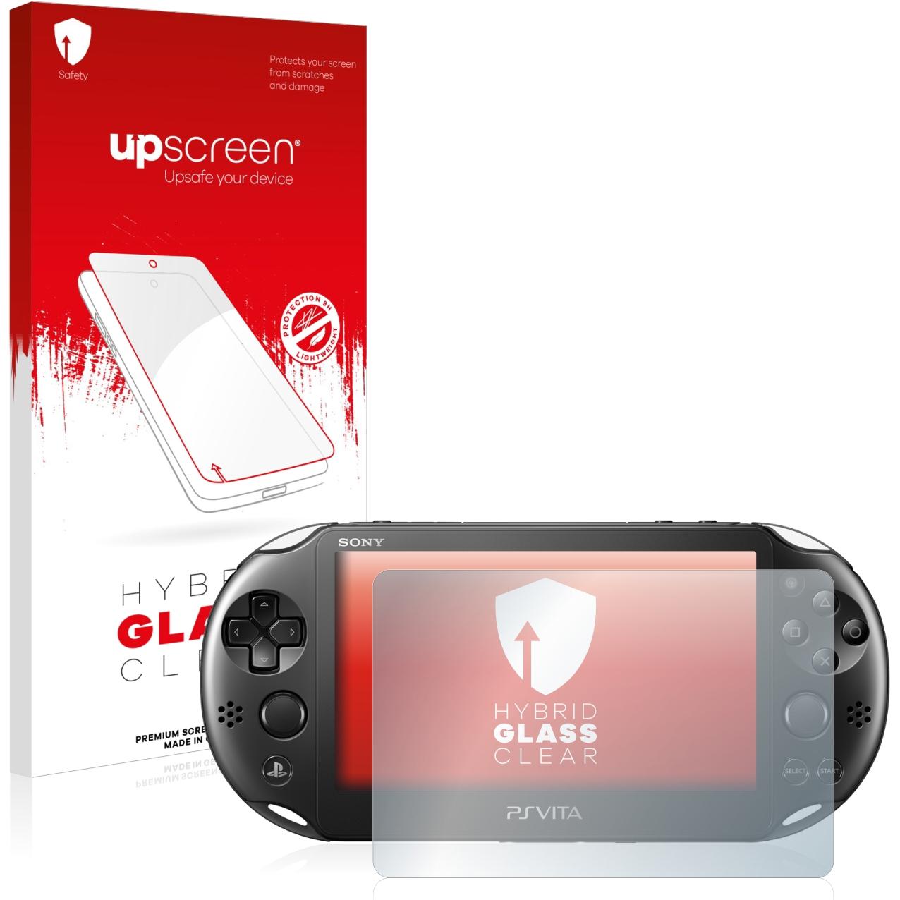 upscreen Scratch Shield Panzerglasfolie (PS Vita), Weiteres Gaming Zubehör, Transparent