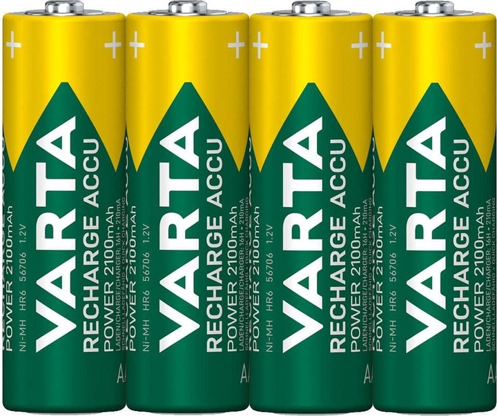 Actual product image Varta Recharge Accu Power (4 pcs., AA, 2100 mAh)