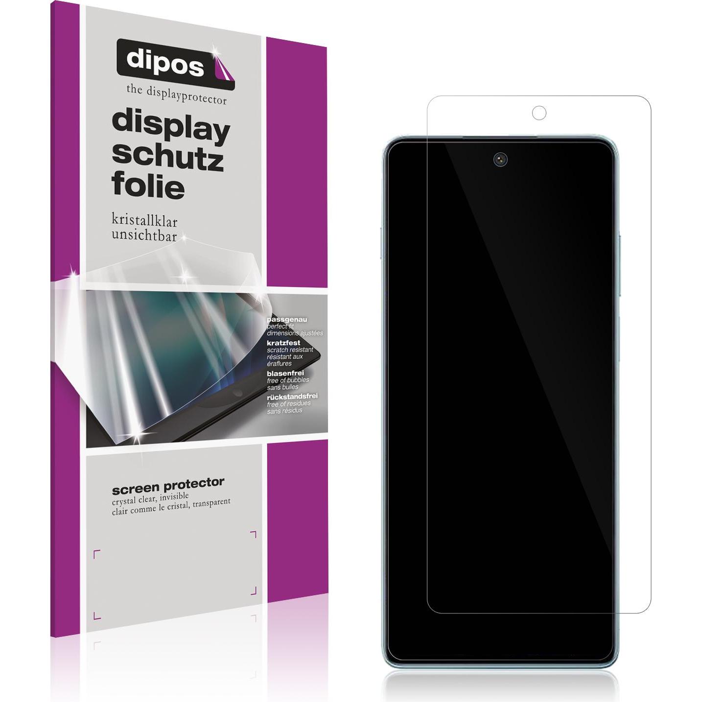 Thumbnail - Dipos Displayschutzfolie Crystalclear (2 Stück, Motorola Moto Edge S30), Smartphone Schutzfolie, Transparent