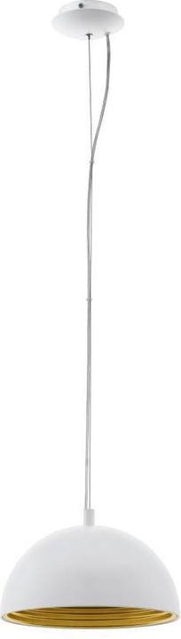 EGLO 61959 PANDERAS E27 Pendelleuchte Ø300mm Weiss, Gold