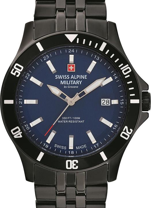Actual product image Swiss Alpine Military Men's watch (Analogue wristwatch, 42 mm)