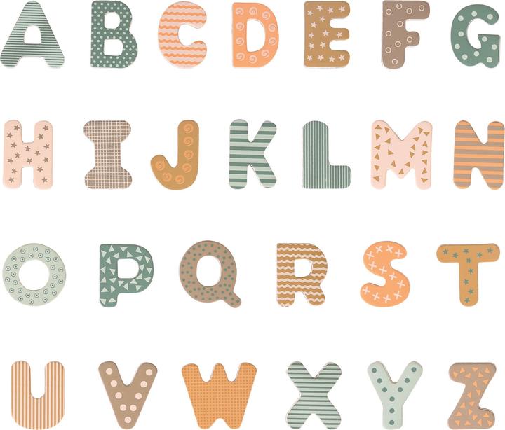 Actual product image Spielba Letters magnetic 60 pcs.