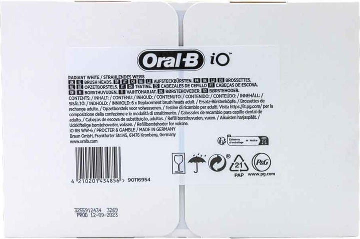 Actual product image Oral-B iO Strahlendes Weiss (6 x)