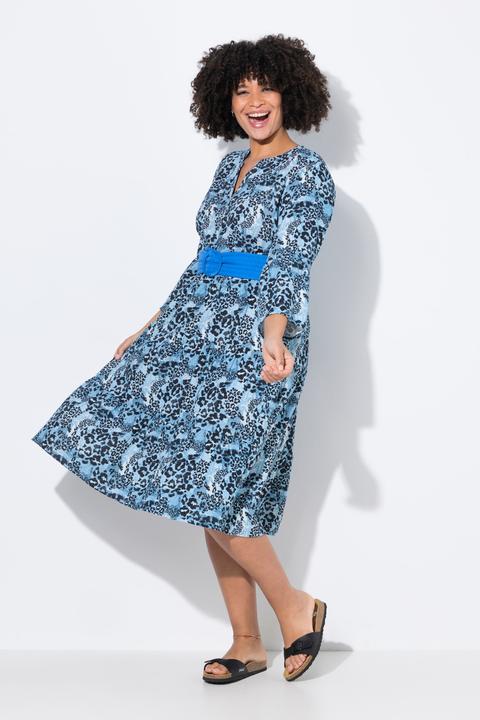 Produktbild Angel of Style Kleid, A-Linie, Musselin, Leo-Muster, Volants (52)