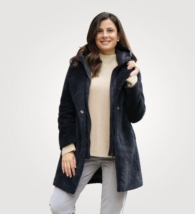 Produktbild Artime Teddy-Mantel, kuschelig und oversized