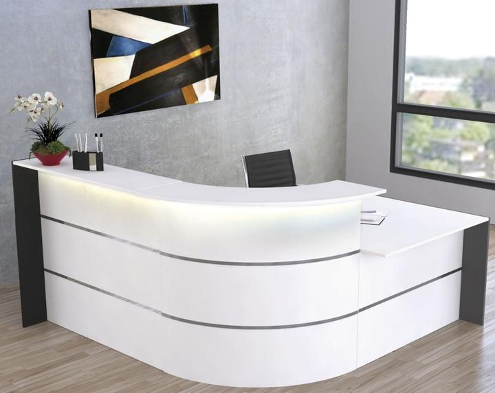 Actual product image Kerkmann BARI angle bracket w. Storage ws V2 3569 (235 x 200 x 112 cm)