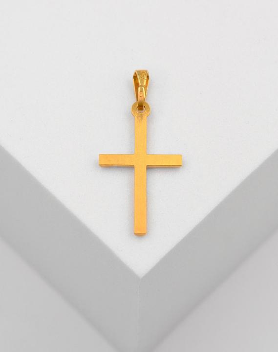 Image du produit Muau Croix (750, Or blanc, Or jaune 18 carats)