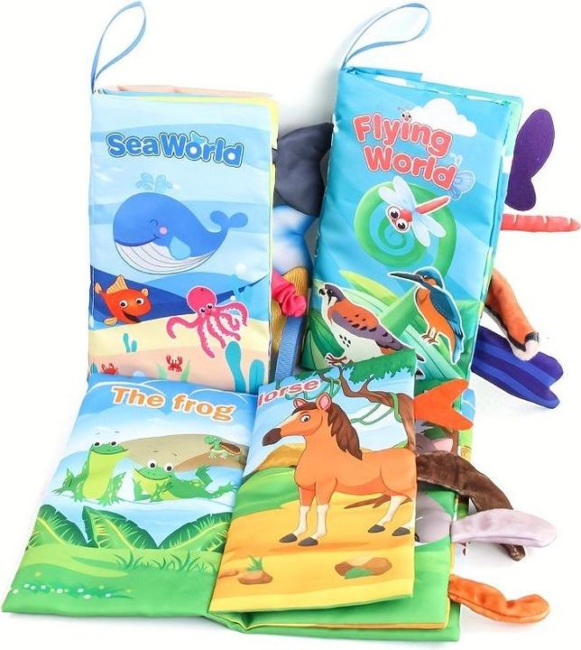 Image du produit Activity Board Livre pour bébé, livre souple pour bébé, livre d'éveil pour bébé, livre imperméable pour bébé (Anglais)