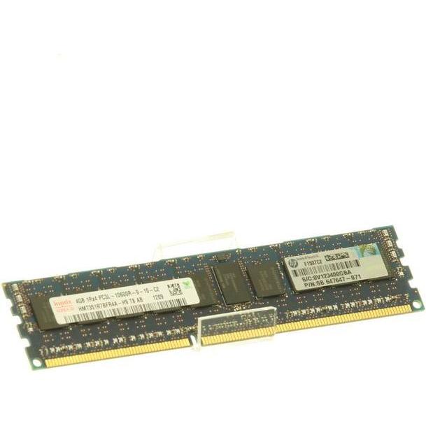 Thumbnail - HPE 4GB 1Rx4 PC3L-10600R-9 Kit (1 x 4GB, 1333 MHz, DDR3L-RAM, DIMM), RAM