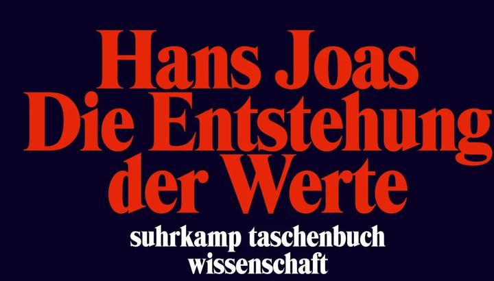 Produktbild Die Entstehung der Werte (Deutsch, Hans Joas, 1999)