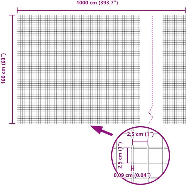 Produktbild vidaXL Gartenzaun