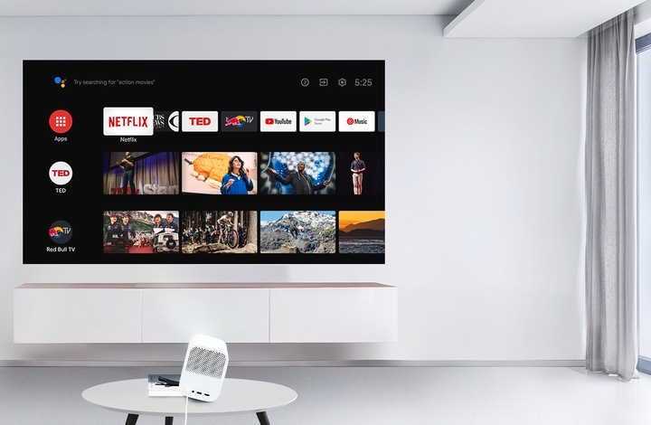 Actual product image Xiaomi Mi Smart Projector 2 (Full HD, 500 lm, 1.2:1)