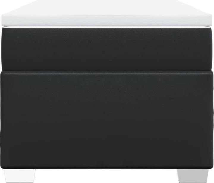 Actual product image vidaXL Bo x springbett mit Matratze 90 x 200 cm Kunstleder (90 x 200 cm)