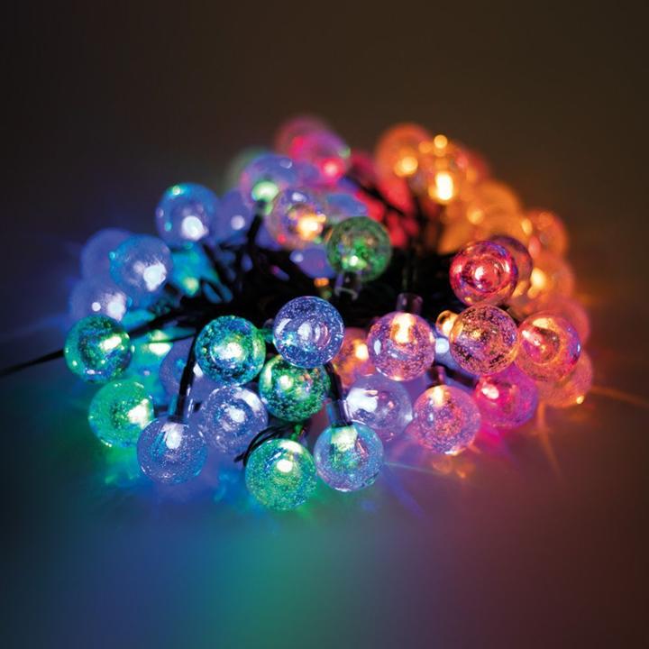 Productafbeelding Forever Light String Light Solar LED CRYSTAL BALLS SCB61 6,5m 30 ballen veelkleurig (0.16 m)