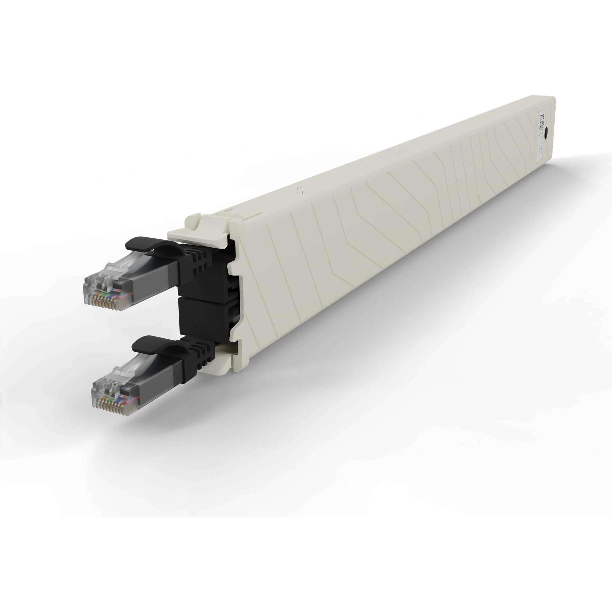 Thumbnail - PATCHBOX one / Cassette / 8RU / Cat 6A, UTP, 0.8 m, Schwarz (UTP, CAT6a, 0.80 m), Netzwerkkabel