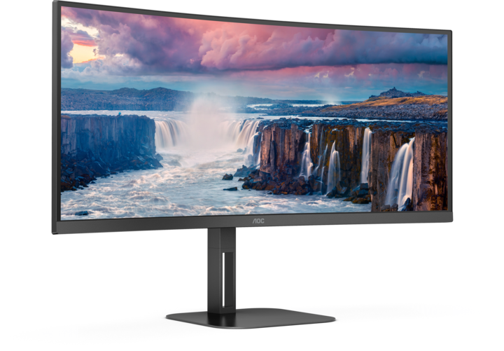 Actual product image AOC CU34V5C/BK (3440 x 1440 pixels, 34")