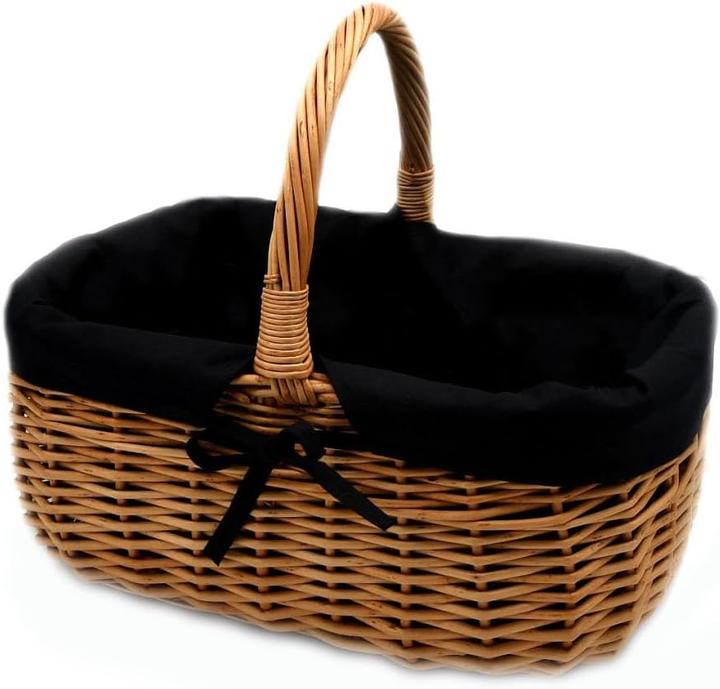 Immagine prodotto Stabiler Weidenkorb mit Stoffeinlage