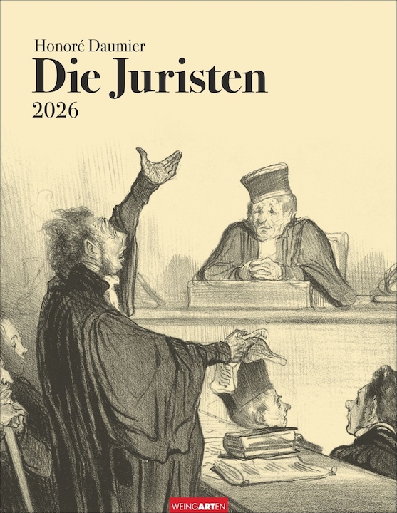 Produktbild Honoré Daumier: Die Juristen Kalender 2026 (34 x 44 cm, Deutsch)