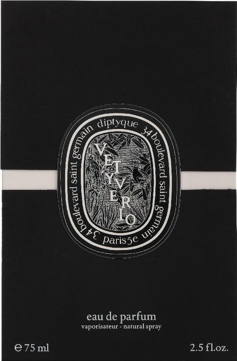 Actual product image Diptyque Vetyverio Edp Spray (Eau de parfum, 75 ml)