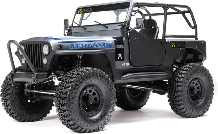 Axial Scale Crawler SCX10 III Jeep CJ-7 Gris, ARTR, 1:10 (Presque prêt à être conduite)