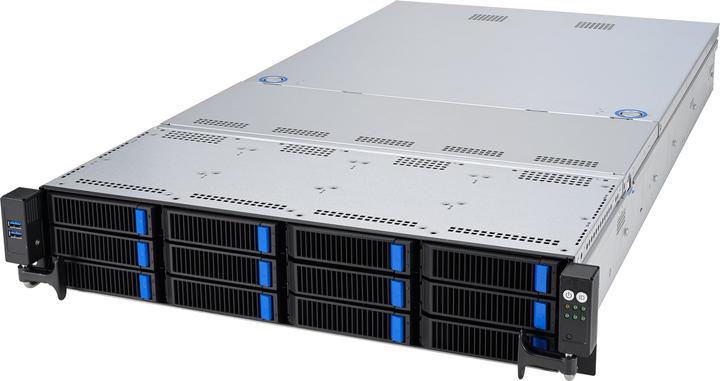 Produktbild ASUS Server RS521A-E12-RS12U/1G/1.6kW/12NVMe/FAN/RH/OCP/GPU (Rack Server)