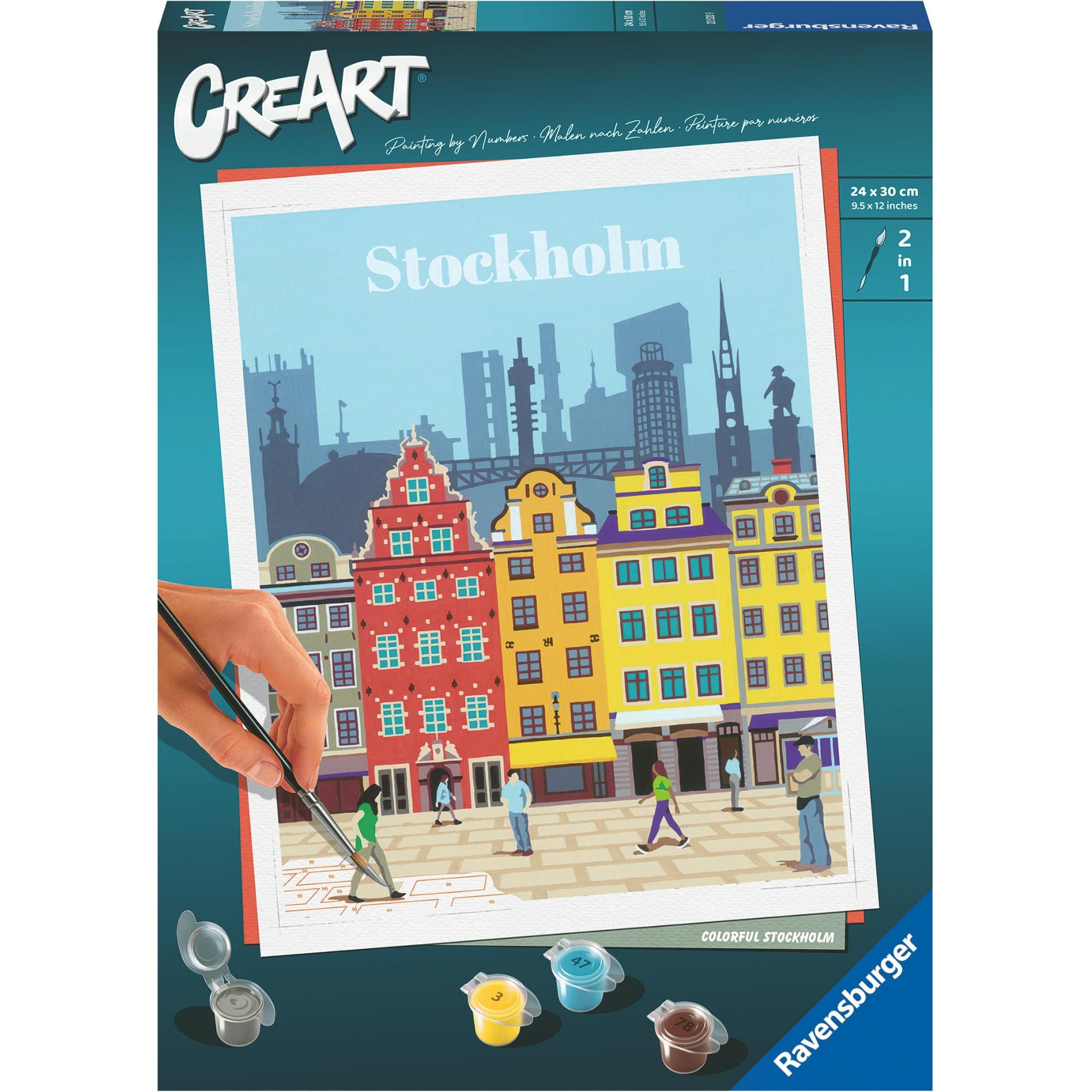 Ravensburger CreArt Colourful Stockholm