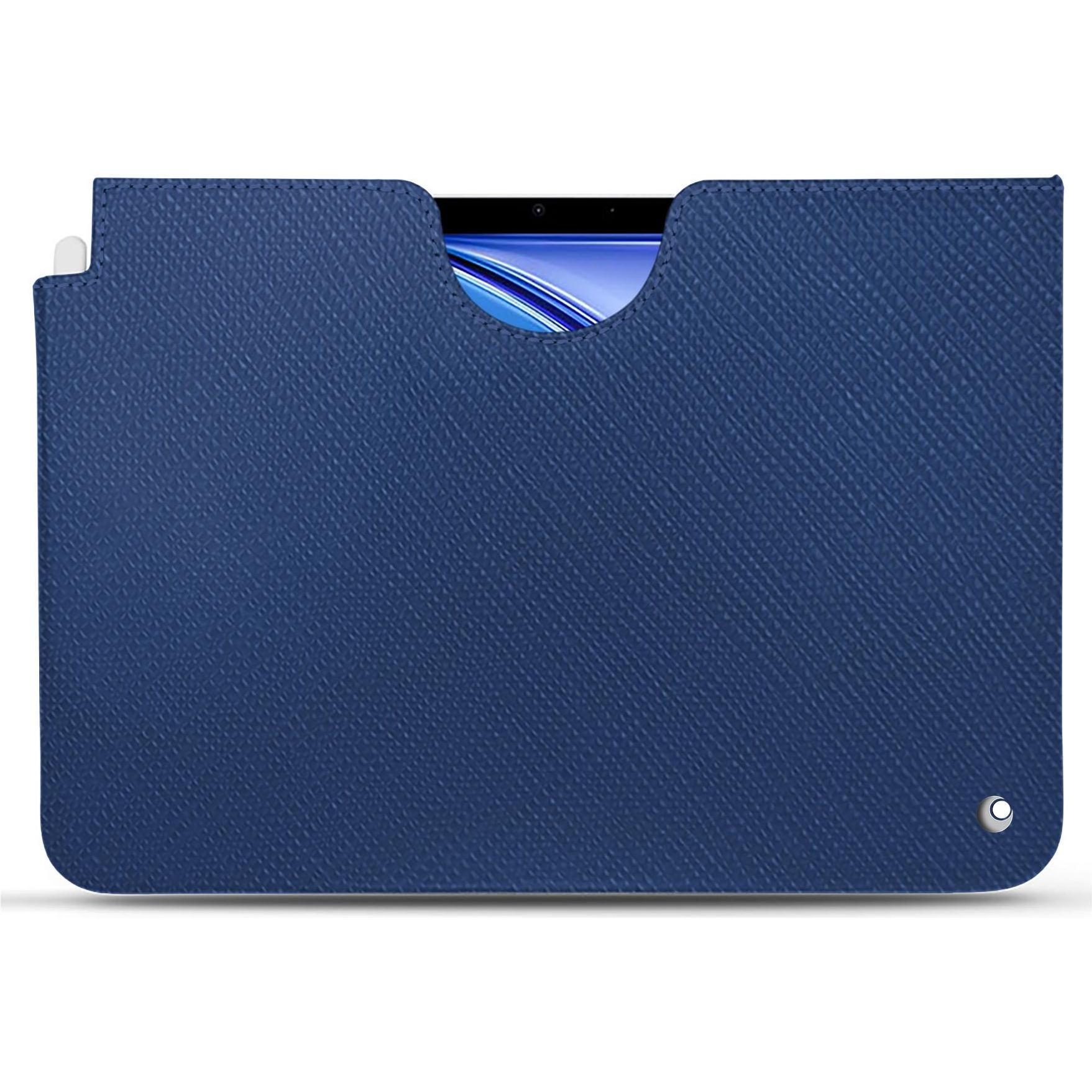 Noreve Lederschutzhülle (iPad Air 2020 (4. Gen), iPad Air 2022 (5. Gen)), Tablet Hülle, Blau