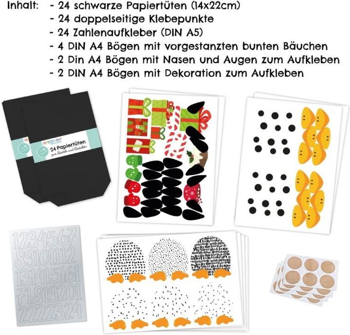 Actual product image Papierdrachen Penguin