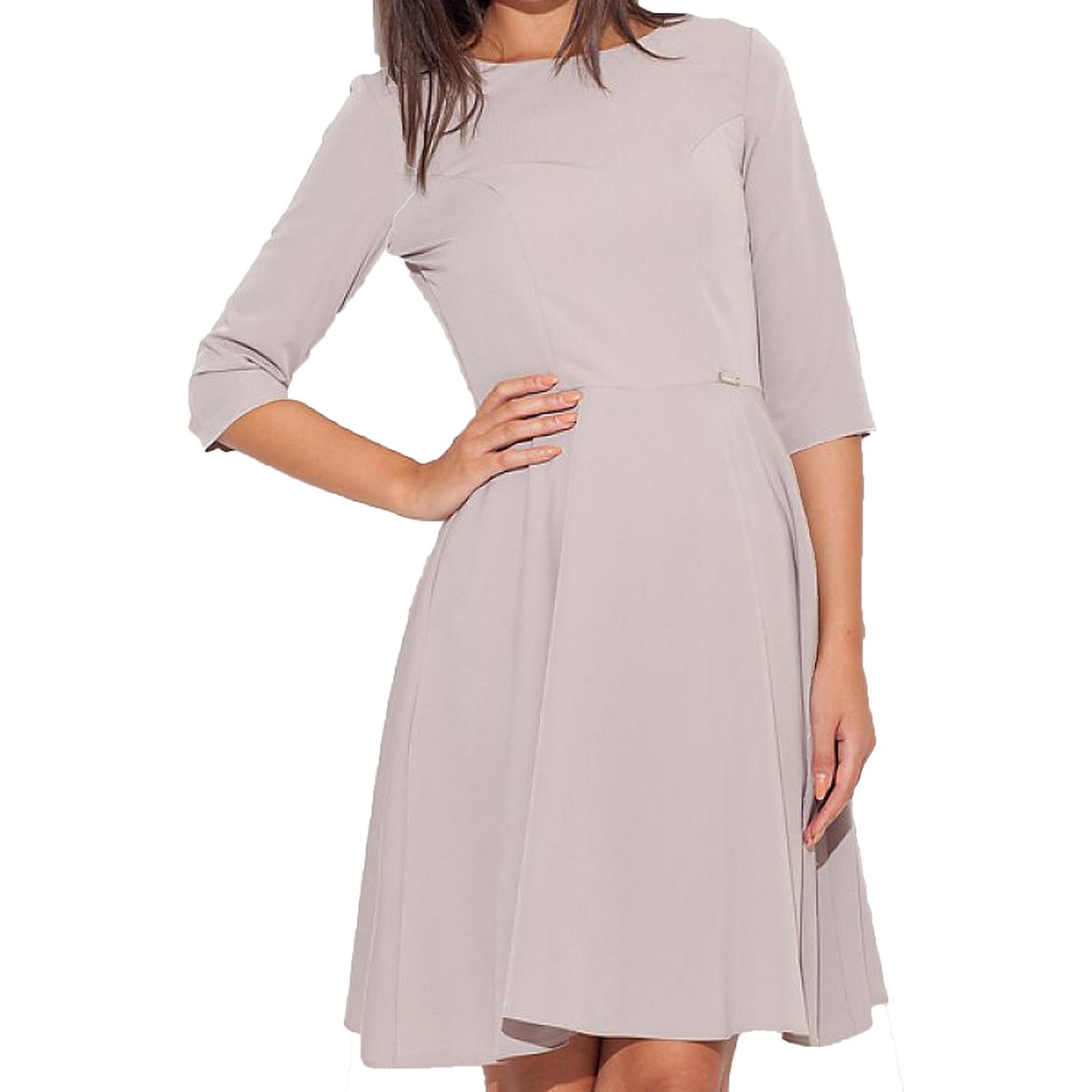 Katrus, Damen, Kleider, 187992, Beige, (S)